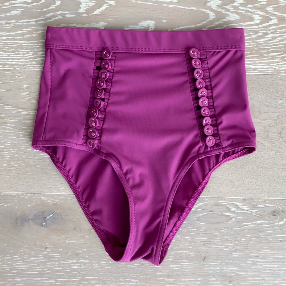 Zimmermann high waisted bikini bottoms